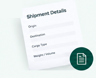Send Shipment Details form