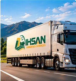IHSAN Logistics road land transport truck